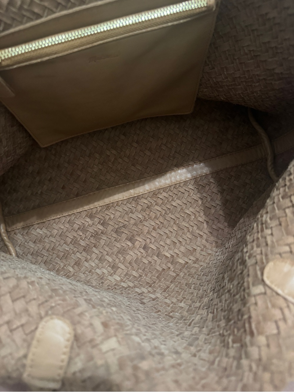 EUC Madewell Woven Tote - Picture 4 of 6